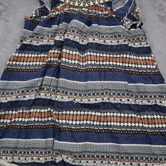 C.O.C Shirt Womens 3XL Multicolor Off The Shoulder Curvy Fit Rayon Eyelet - Picture 13 of 16